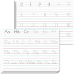 8 Packs Alphabet & Number Whiteboards, Double Sided Dry Erase Board Letters by SpriteGru