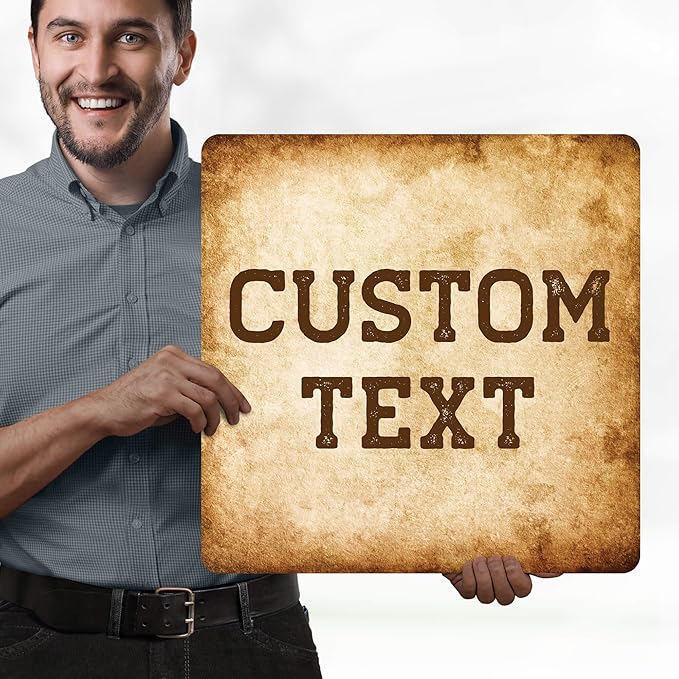 Custom Sign, Custom Street Sign, 11 Font Colors, 13 Font Styles, 4 Hole Options - Image 2