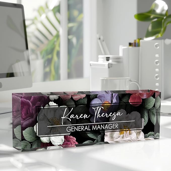 Custom Office Name Plate, Personalized Gifts - Image 2