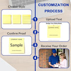 BEXOA EDC Bulk Personalized Sticky Notes 3"x3" - Image 2