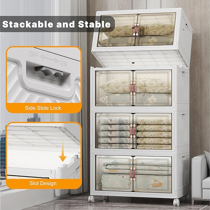 UAMFURI Extra Large Stackable Storage Bins - Image 8