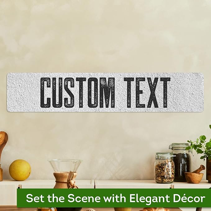 Custom Sign, Custom Street Sign, 11 Font Colors, 13 Font Styles, 4 Hole Options - Image 4