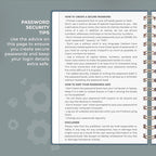 Clever Fox Password Book Spiral – Internet Address & Password Organizer - Image 5