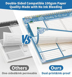 104 Pgs Weekly To Do List Notepad, 52 Duplex-Printed Undated Sheets 100 - Image 5