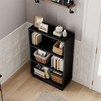 ChooChoo 3-Tier Bookcase, Wooden Bookshelf, Farmhouse Bookshelf - Image 5