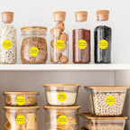 Yellow 1 Inch Round Color Coding Labels - Image 5