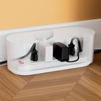 D-Line Cable Management Box, Power Strip Holder, Floor Outlet Hider, Desk Cord - Image 8