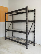 Ironton 4-Tier Industrial Steel Shelving Unit, 000-Pound Load Capacity - Image 2