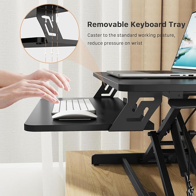JOY worker Standing Desk Converter, Desktop Workstation Riser - Image 6