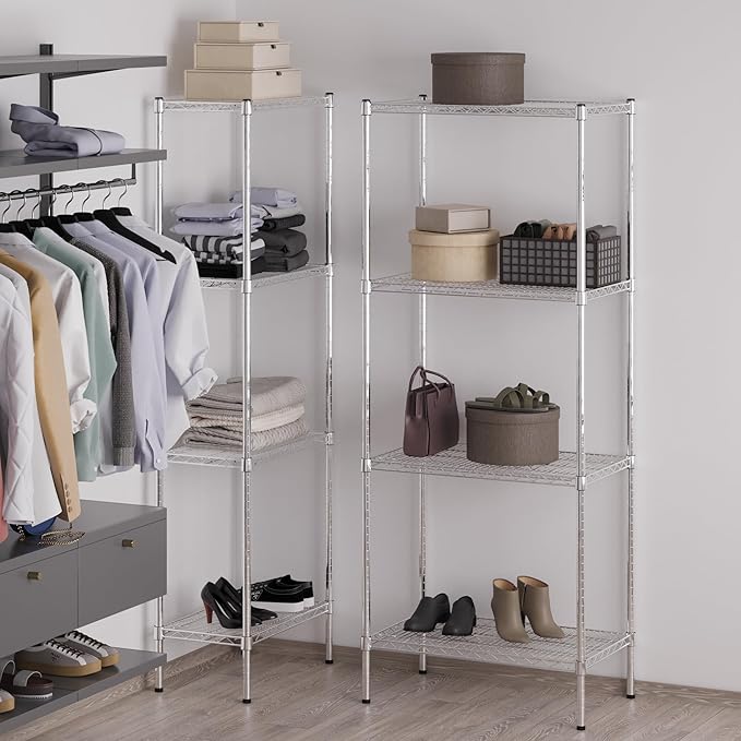 Regal Altair 18" Deep x 30" Wide x 74" Height Wire Shelving Kit | 4-Tier | NSF - Image 6
