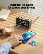 superdanny alarm clock with pd 20w, 4 usb, package contents
