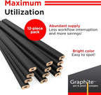 GRAPHITE Hard Lead Carpenter Pencils Bulk - Image 3