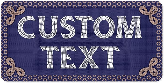 Custom Sign, Custom Street Sign, 11 Font Colors, 13 Font Styles, 4 Hole Options by MySignCenter
