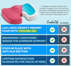 ComfiLife Premium Gel & Memory Foam Seat Cushion – Doctor Recommended Office - Image 6