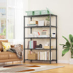 M MZG 1750 lbs Steel Storage Shelving 5-Tier Utility Shelving Unit Steel - Image 2