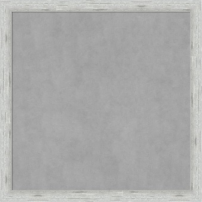 Amanti Art Silver Framed Magnetic Board 13x13 X-Small Vision Board by AmantiArt