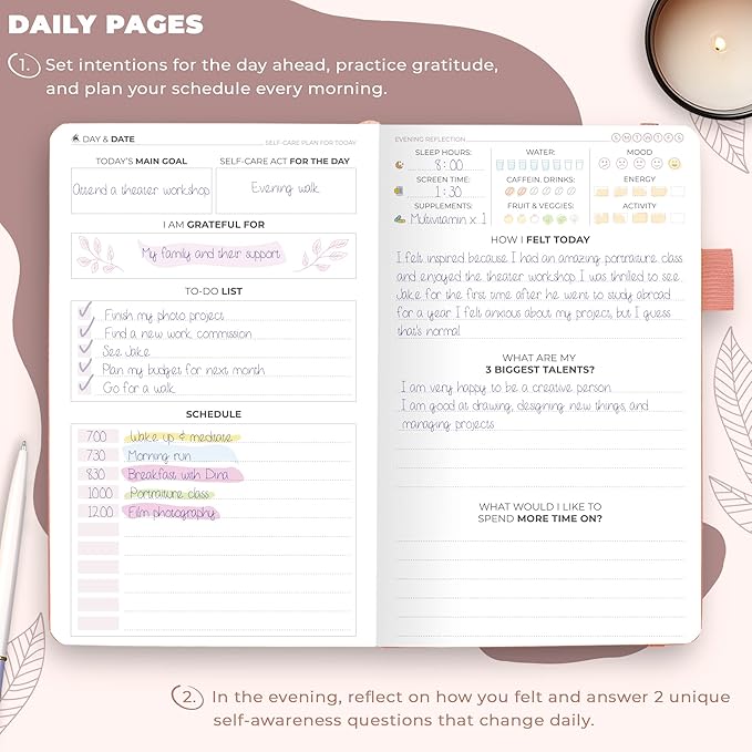 Clever Fox Self-Care Journal Pocket – Daily Reflection Notebook – Mental Health - Image 4