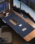 Leather Desk Protector, Large Mouse Pad, Non-Slip Blotter, Waterproof Writing - Image 6