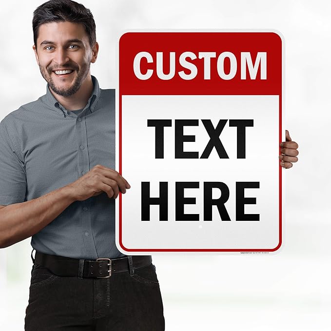 Custom Sign, Custom Sign for Business, Indoor/Outdoor use. 18x24 Inches - Image 2