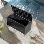 PATIOEASY Outdoor Storage Box 270GAL Waterproof Resin Deck Box, UV-Resistant - Image 9
