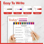 2 To Do List Notepads, Daily Planner Notebook - Image 5