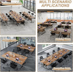 Conference Table Flip Top Mobile Conference Room Tables, Folding Conference - Image 6