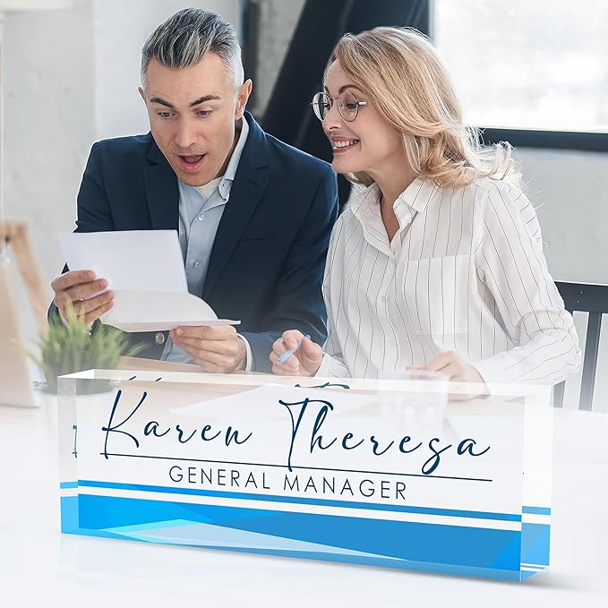 Custom Office Name Plate, Personalized Gifts - Image 5