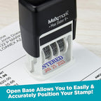 MaxMark Self-Inking Rubber Date Office Stamp - Image 5