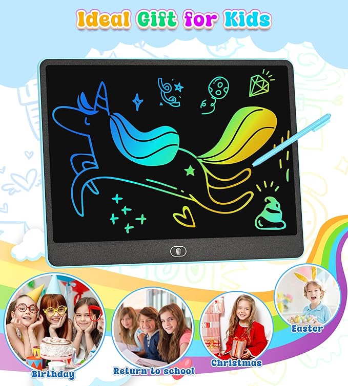 LCD Writing Tablet for Kids, 16 Inch Colorful Doodle Board Drawing Tablets - Image 5