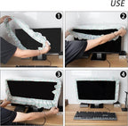 Kingshion 24-inch Cute Lace Fabric Monitor Cover - Image 4