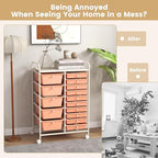 LDAILY 15 Drawer Rolling Storage Cart, Rolling Cart - Image 8