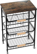 NiuYichee 4-Layer Fruit Basket Kitchen Food Organizer and Rack, Stackable