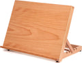 falling in art 5 position wood drafting table, main product view
