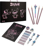 Disney Stitch Stationery Supplies Set Notebook Pencil Case & Ballpoint Pens or by Disney