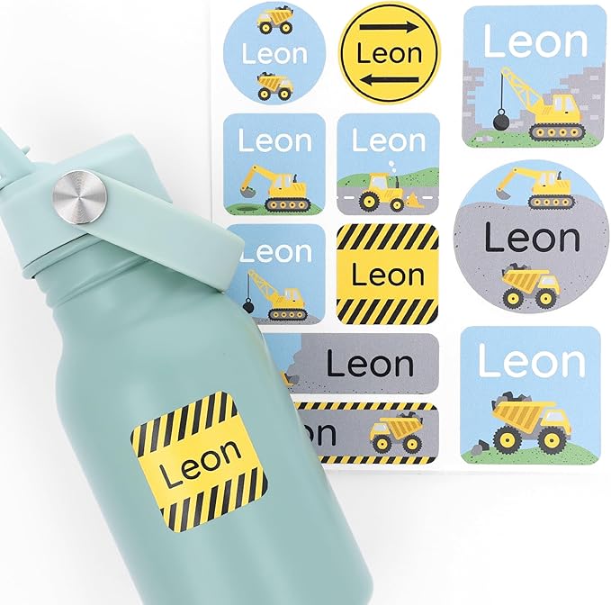 Large Name Labels for Kids by Teddylabels