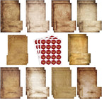 TaoBary 160 Pcs Stationery Paper Set 50 Double Sided Stationery Papers by TaoBary