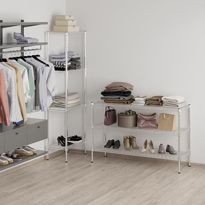 Regal Altair 18" Deep x 54" Wide x 34" Height Wire Shelving Kit | 3-Tier | NSF - Image 7