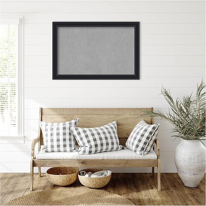 Amanti Art Black Framed Magnetic Board 24x36 Large Vision Board - Image 7