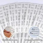ChtepTamper 100 Pieces Total Transfer Tamper-Evident Stickers Security Labels - Image 8