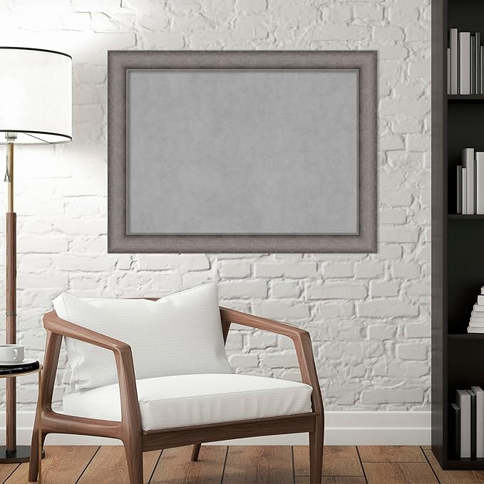 Amanti Art Grey Framed Magnetic Board 24x32 Medium Vision Board - Image 5