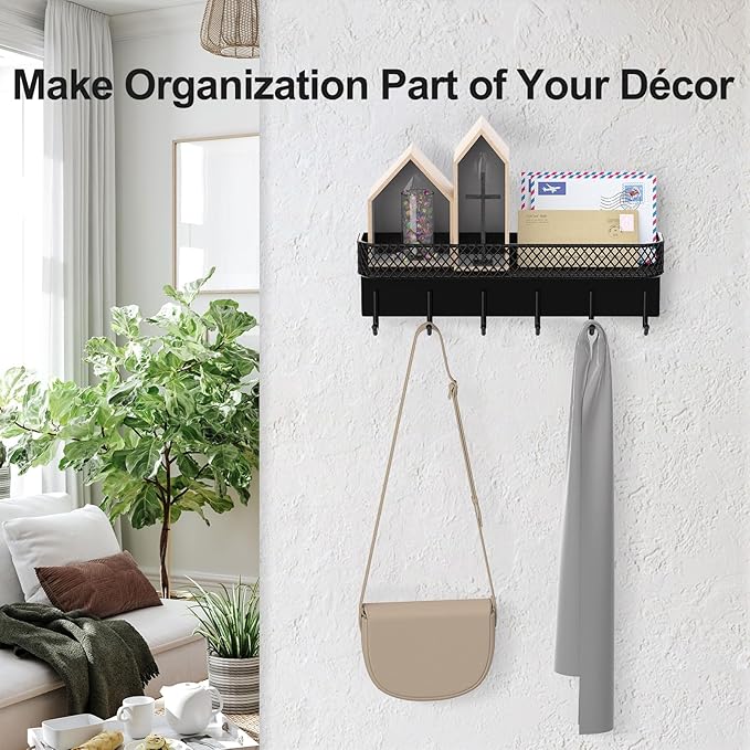 Lwenki Key Holder for Wall – Decorative Stainless Steel Key Hanger - Image 5