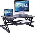 Rocelco 32" Height Adjustable Standing Desk Converter by Rocelco