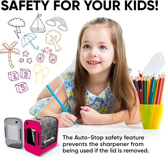 POWERME Electric Pencil Sharpener - Image 6