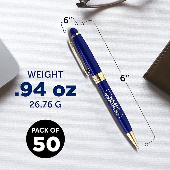 DISCOUNT PROMOS 50 Ultra Executive Pens Pack - Image 5