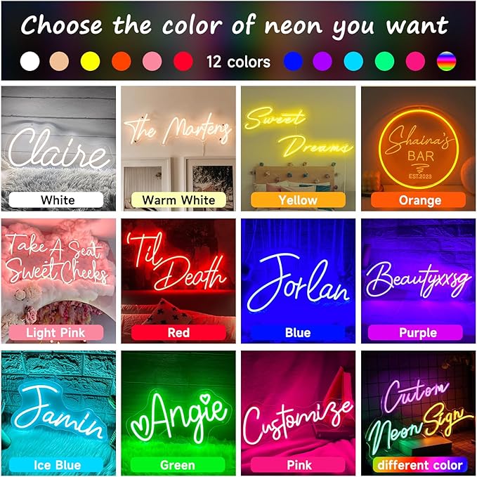 Custom Neon Name Sign Personalized - Image 7