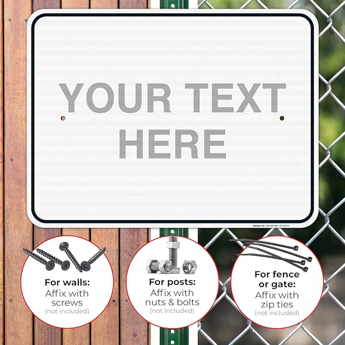 Custom Sign, Personalized Metal Signs, Customize - Image 4
