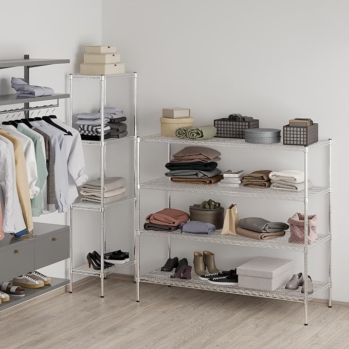 Regal Altair 24" Deep x 60" Wide x 54" Height Wire Shelving Kit | 4-Tier | NSF - Image 7