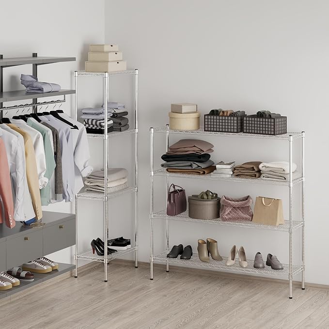 Regal Altair 14" Deep x 54" Wide x 54" Height Wire Shelving Kit | 4-Tier | NSF - Image 7