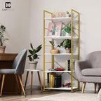 CAPHAUS 5 Tier Bookshelf, 24 Inch Width Free Standing Shelf, Bookcase Shelf - Image 2
