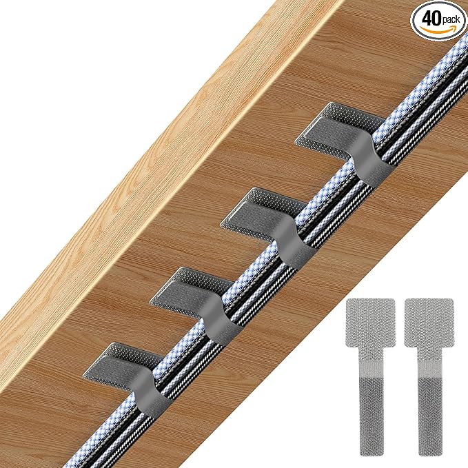Cable Management Under Desk Cord Organizer, Cable Organizers by Unknown
